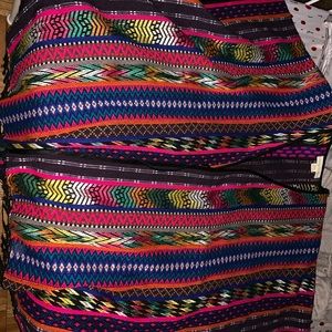 Multicolour poncho - urban outfitters